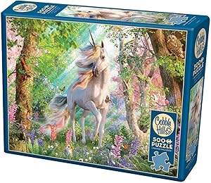 Puzzle 500 Unicorn in the Woods | L.A. Mood Comics and Games