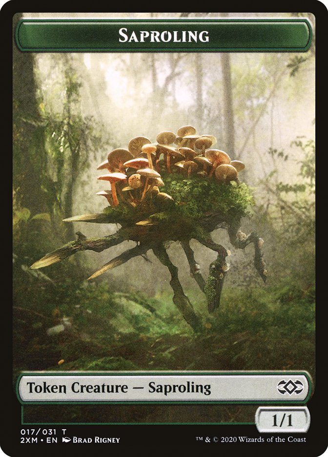 Copy // Saproling Double-Sided Token [Double Masters Tokens] | L.A. Mood Comics and Games