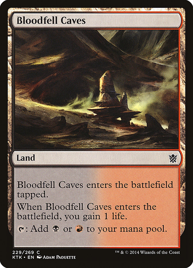 Bloodfell Caves [Khans of Tarkir] | L.A. Mood Comics and Games