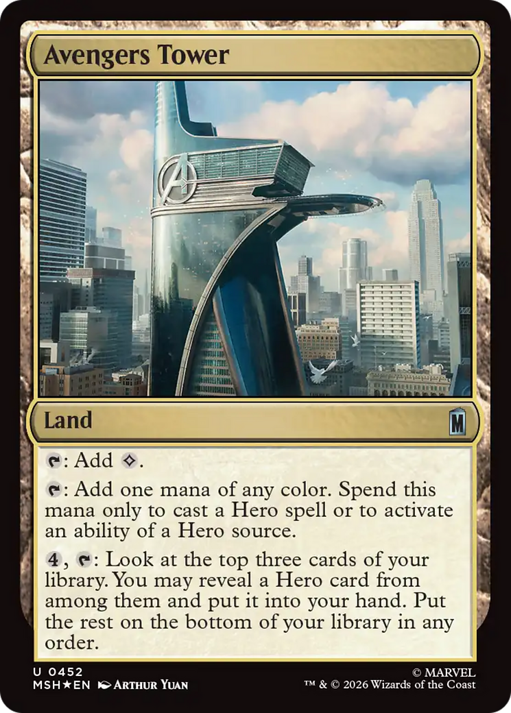 Avengers Tower (Surge Foil) [Marvel Super Heroes] | L.A. Mood Comics and Games