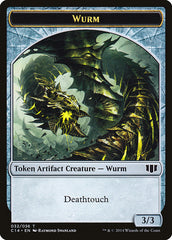 Wurm (032/036) // Goat Double-Sided Token [Commander 2014 Tokens] | L.A. Mood Comics and Games