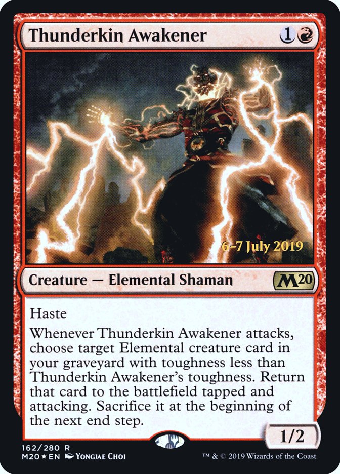 Thunderkin Awakener [Core Set 2020 Prerelease Promos] | L.A. Mood Comics and Games