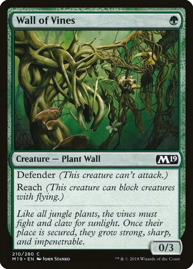 Wall of Vines [Core Set 2019] | L.A. Mood Comics and Games