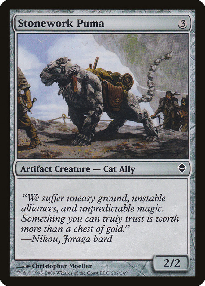 Stonework Puma [Zendikar] | L.A. Mood Comics and Games
