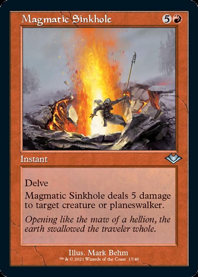 Magmatic Sinkhole (Retro Foil Etched) [Modern Horizons] | L.A. Mood Comics and Games