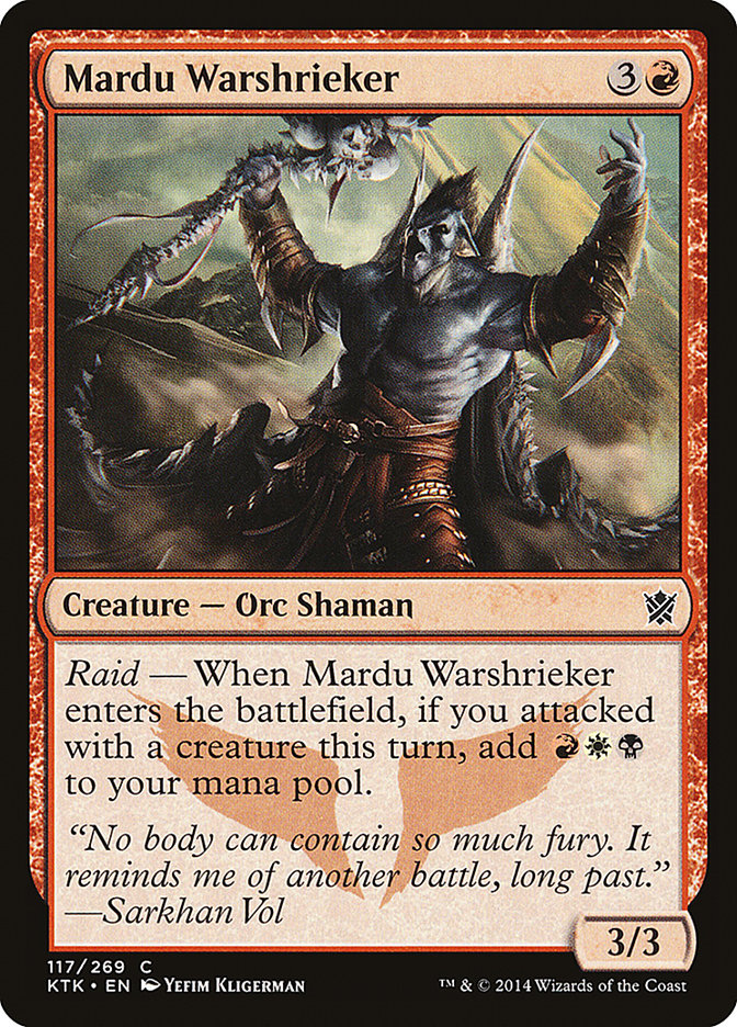 Mardu Warshrieker [Khans of Tarkir] | L.A. Mood Comics and Games