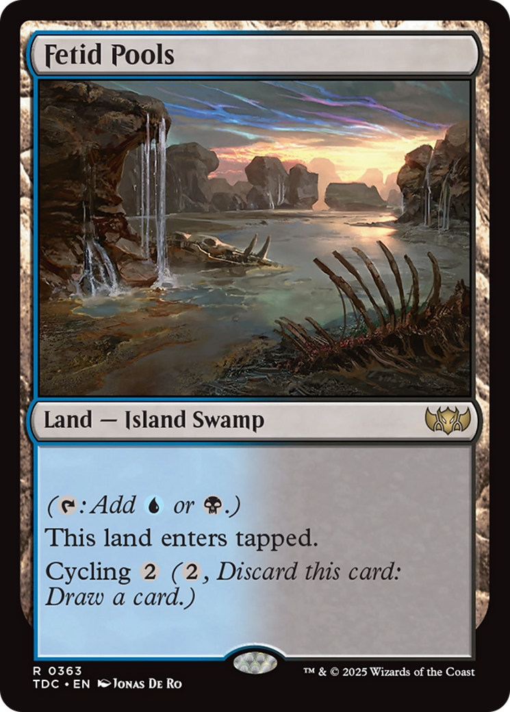 Fetid Pools [Tarkir: Dragonstorm Commander] | L.A. Mood Comics and Games