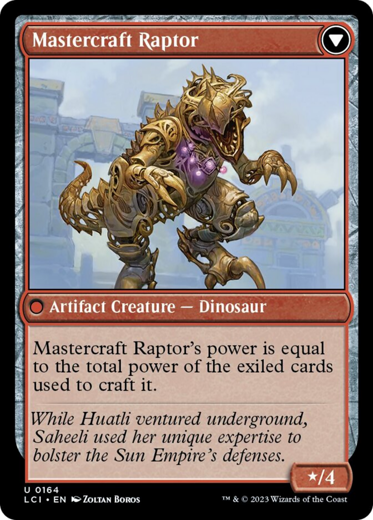 Saheeli's Lattice // Mastercraft Raptor [The Lost Caverns of Ixalan] | L.A. Mood Comics and Games