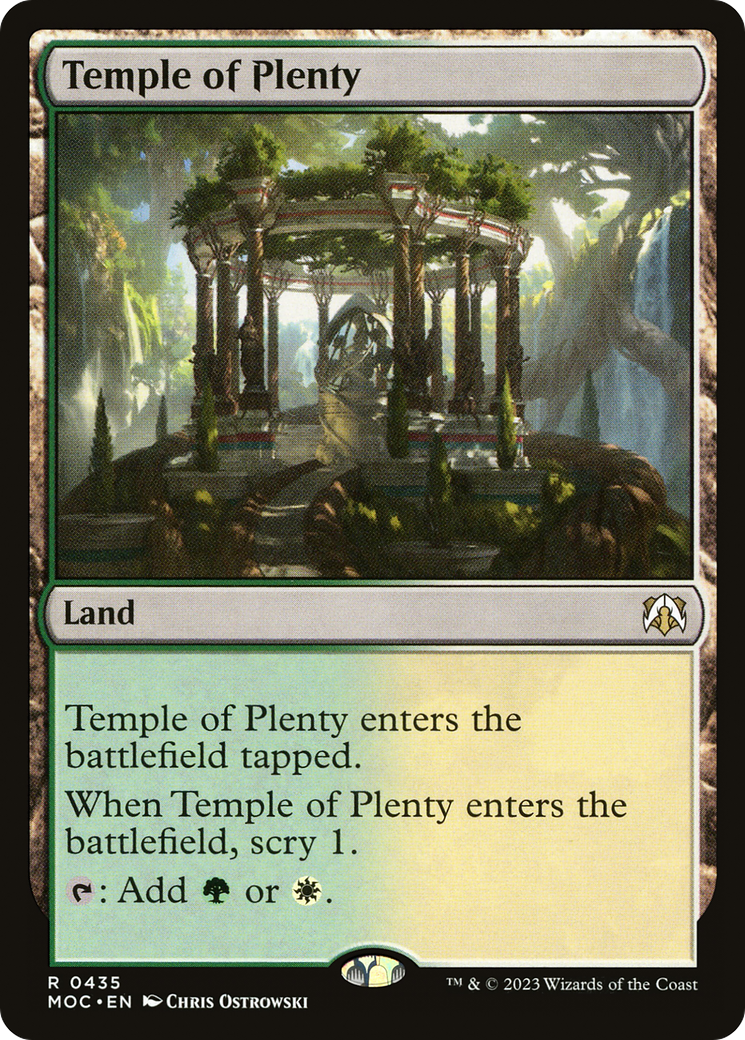 Temple of Plenty [March of the Machine Commander] | L.A. Mood Comics and Games
