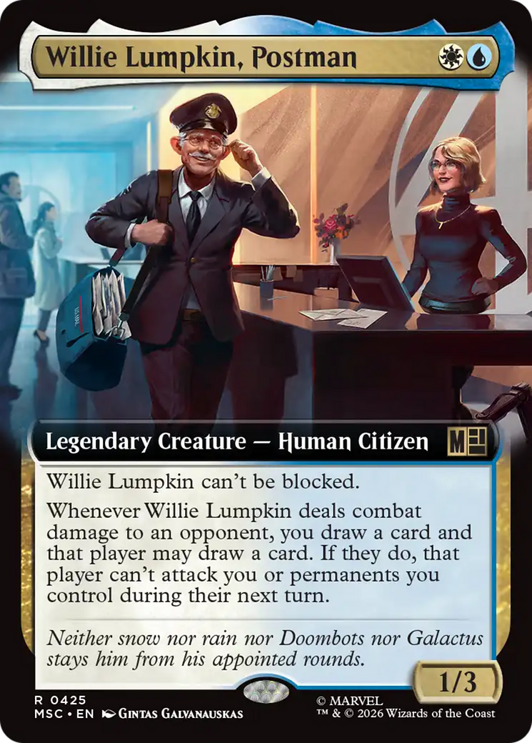Willie Lumpkin, Postman (Extended Art) [Marvel Super Heroes Commander] | L.A. Mood Comics and Games