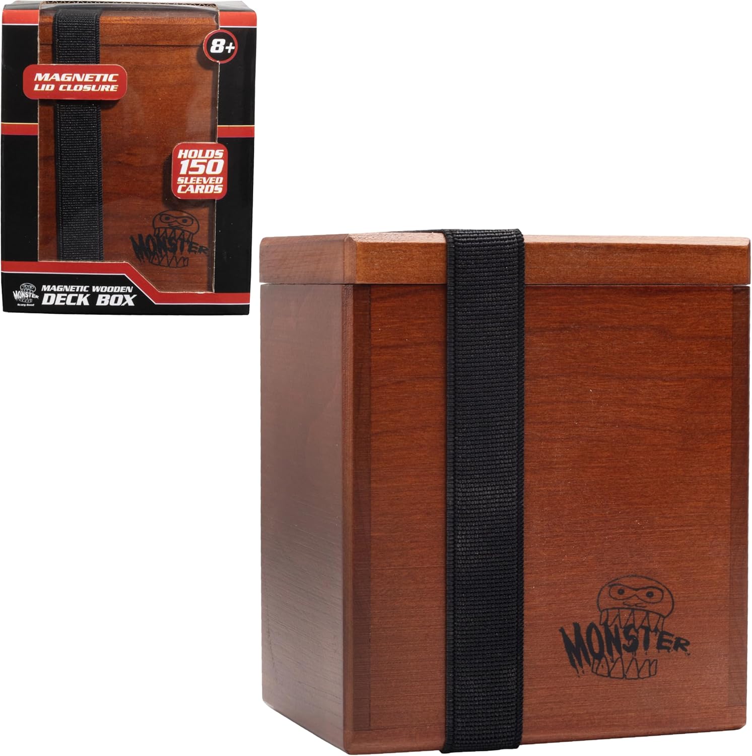 Monster Single Wooden Deck Box 150ct - Cherry | L.A. Mood Comics and Games