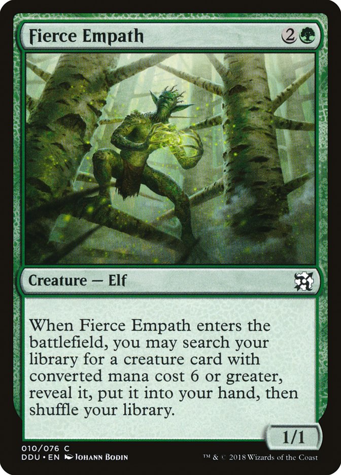 Fierce Empath [Duel Decks: Elves vs. Inventors] | L.A. Mood Comics and Games