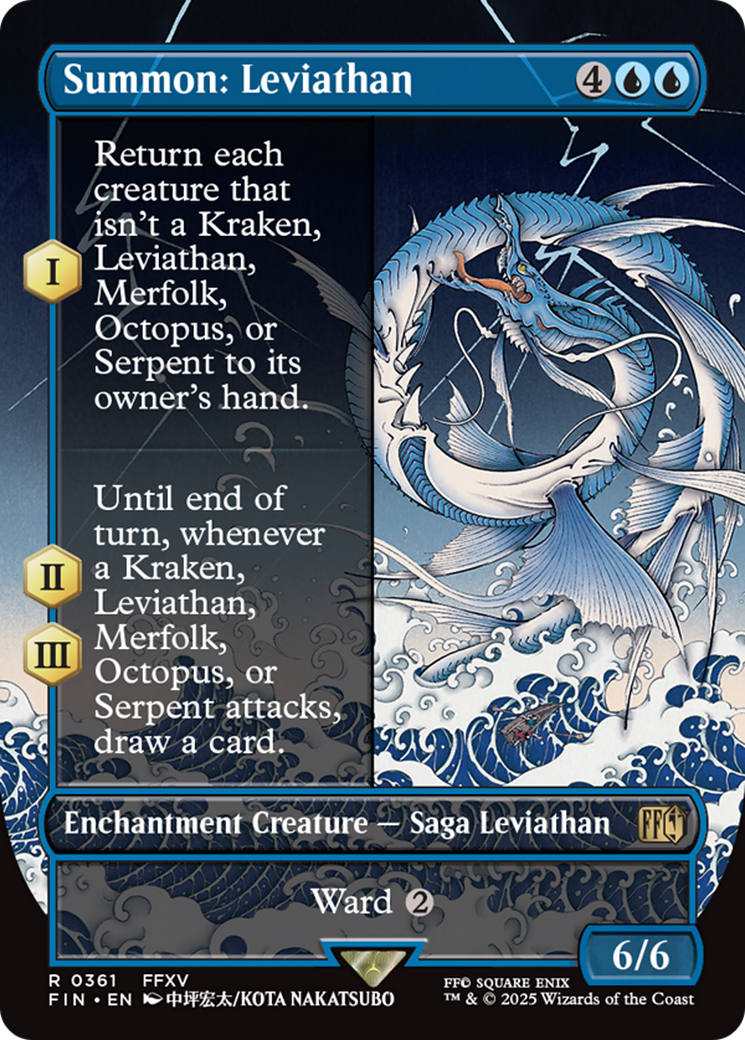 Summon: Leviathan (Borderless) [FINAL FANTASY] | L.A. Mood Comics and Games