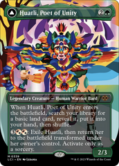 Huatli, Poet of Unity // Roar of the Fifth People (Borderless) [The Lost Caverns of Ixalan] | L.A. Mood Comics and Games