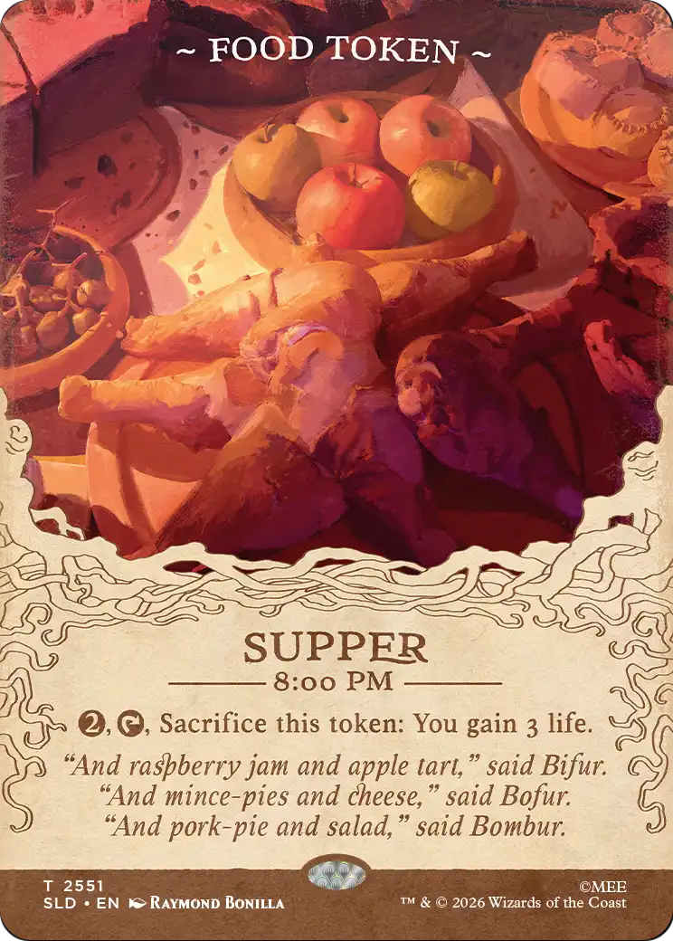 Food Token (2551) [Secret Lair Drop Series] | L.A. Mood Comics and Games