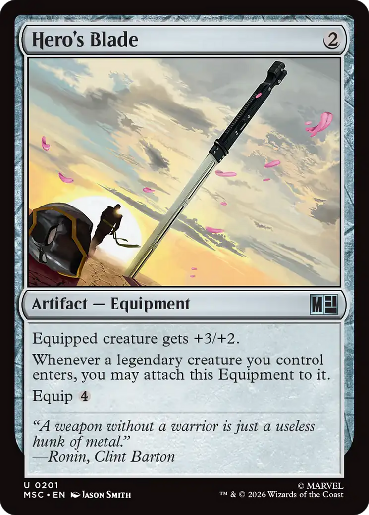 Hero's Blade [Marvel Super Heroes Commander] | L.A. Mood Comics and Games