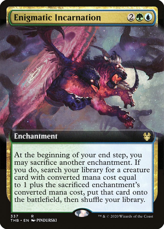 Enigmatic Incarnation (Extended Art) [Theros Beyond Death] | L.A. Mood Comics and Games