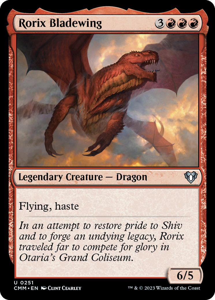 Rorix Bladewing [Commander Masters] | L.A. Mood Comics and Games