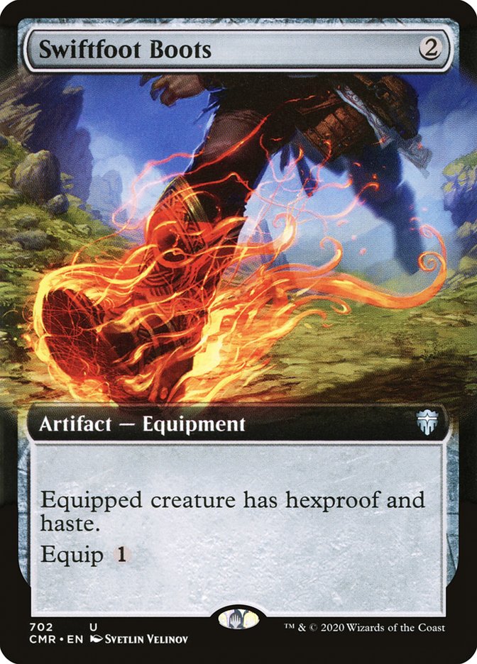 Swiftfoot Boots (Extended Art) [Commander Legends] | L.A. Mood Comics and Games