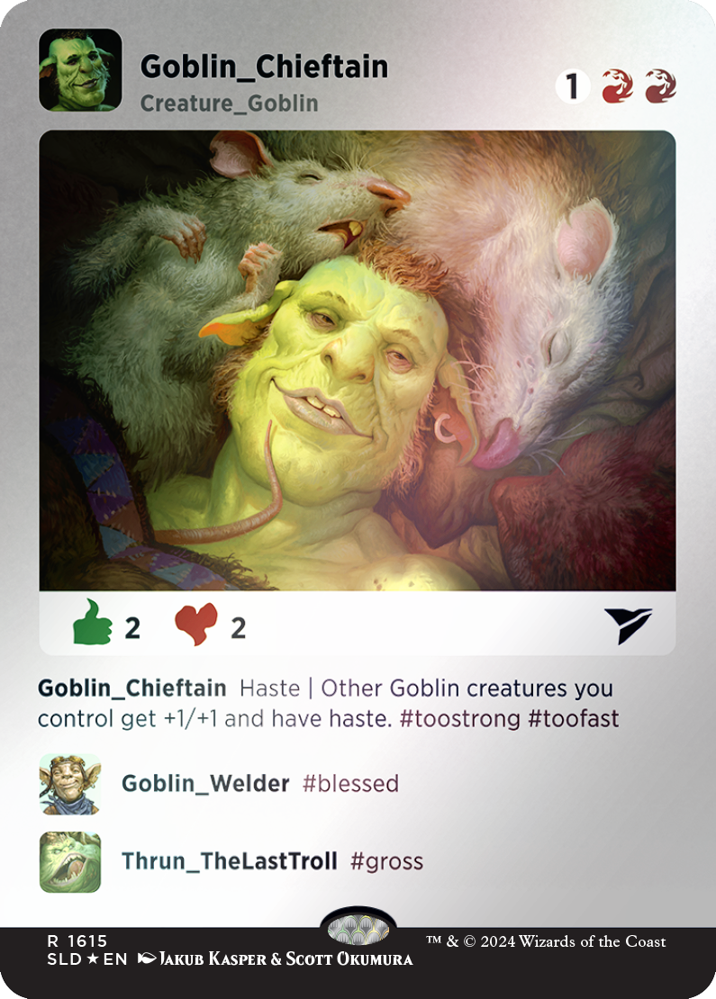 Goblin Chieftain (Rainbow Foil) [Secret Lair Drop Series] | L.A. Mood Comics and Games