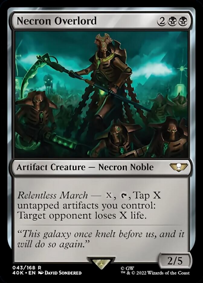 Necron Overlord [Warhammer 40,000] | L.A. Mood Comics and Games