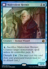 Malevolent Hermit // Benevolent Geist [Innistrad: Midnight Hunt Prerelease Promos] | L.A. Mood Comics and Games