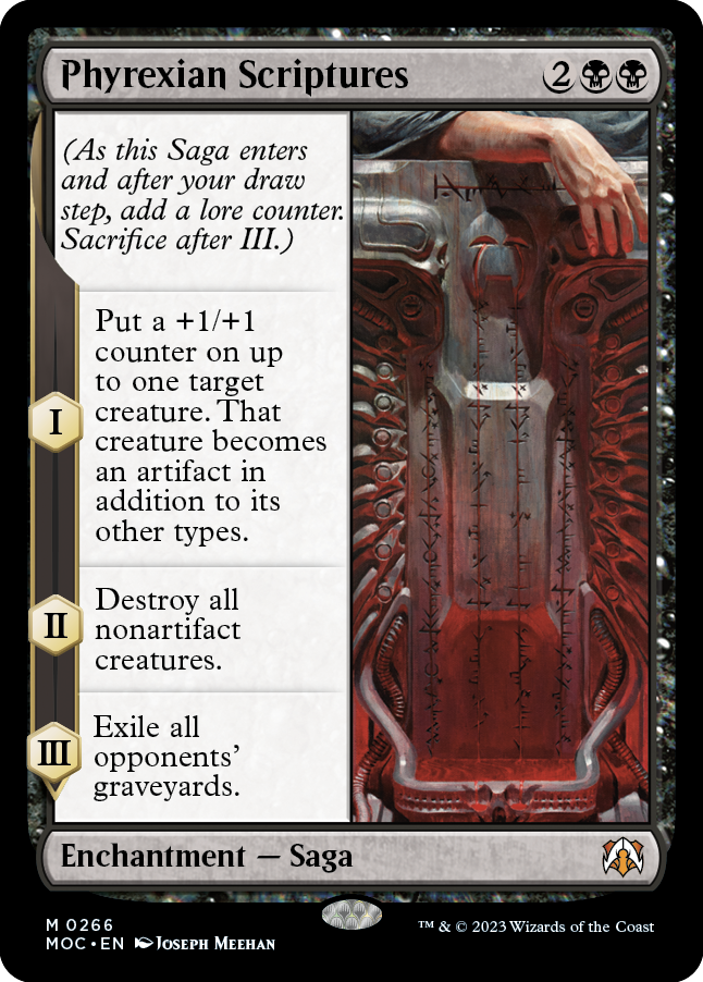 Phyrexian Scriptures [March of the Machine Commander] | L.A. Mood Comics and Games