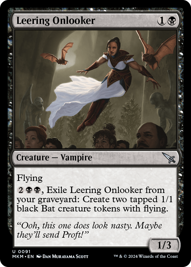 Leering Onlooker [Murders at Karlov Manor] | L.A. Mood Comics and Games