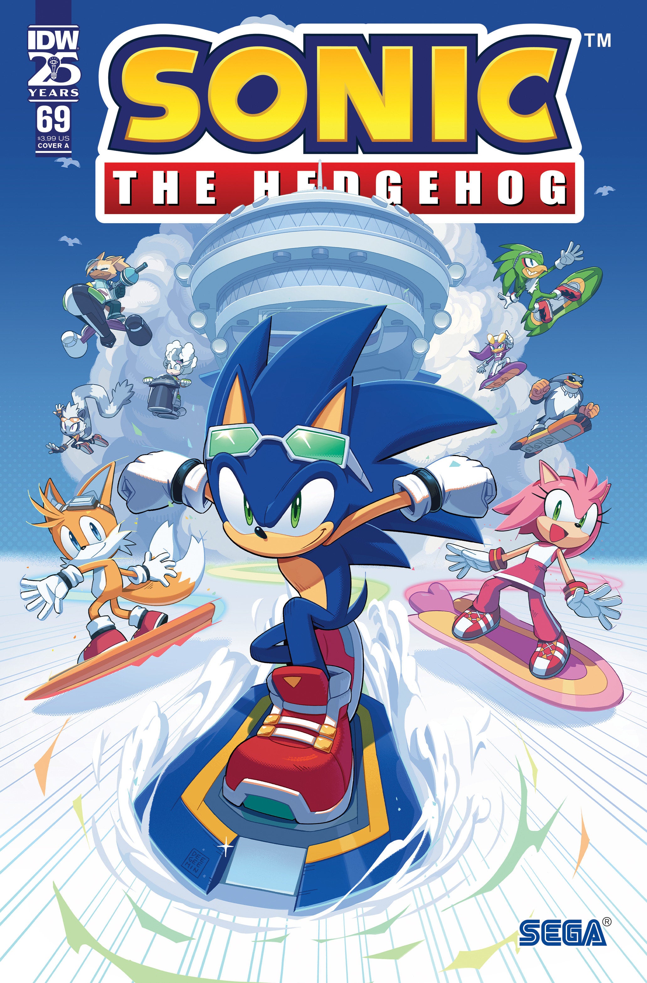 Sonic The Hedgehog #69 Cover A (Kim) | L.A. Mood Comics and Games