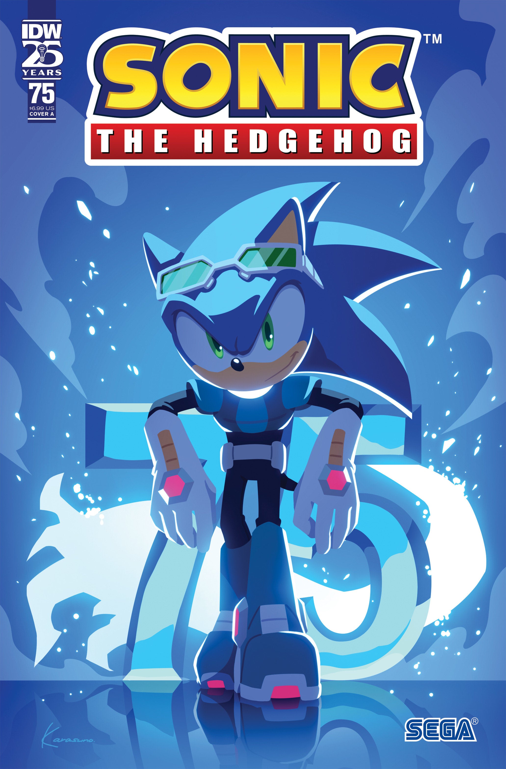 Sonic The Hedgehog #75 Cover A (Sonic Team) | L.A. Mood Comics and Games