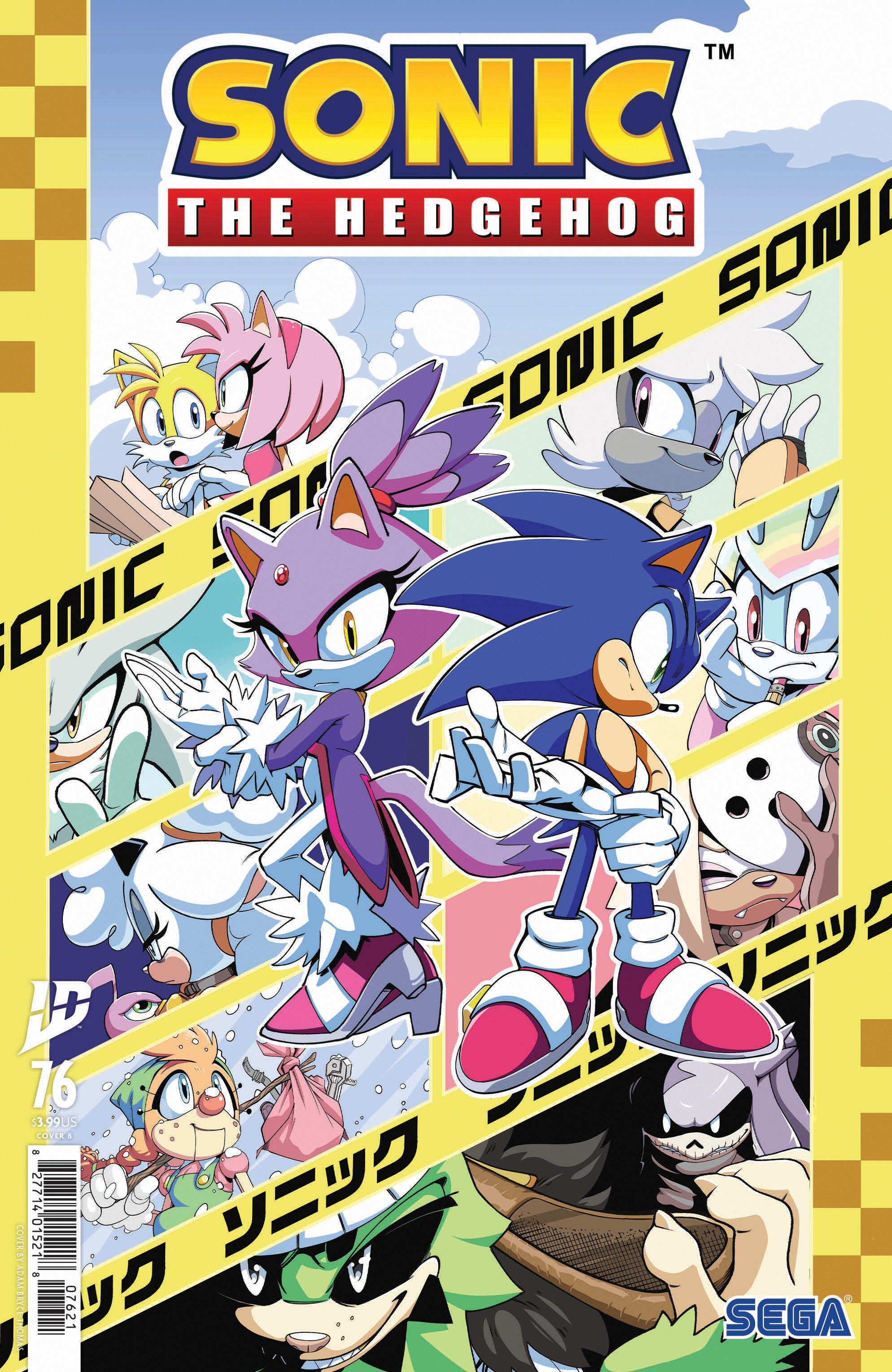 Sonic The Hedgehog #76 Cover B Thomas | L.A. Mood Comics and Games