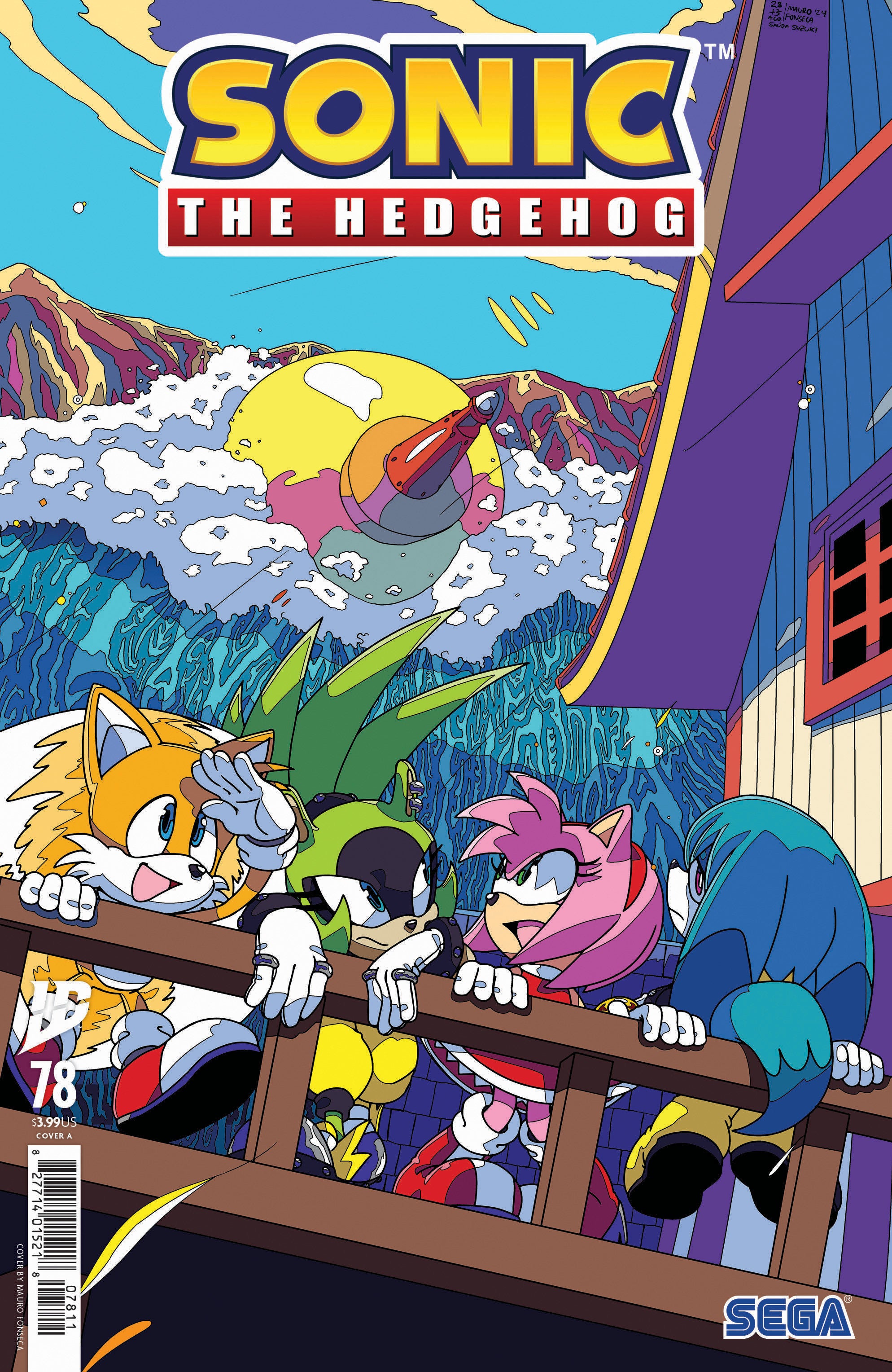 Sonic The Hedgehog #78 Cover A (Fonseca) | L.A. Mood Comics and Games