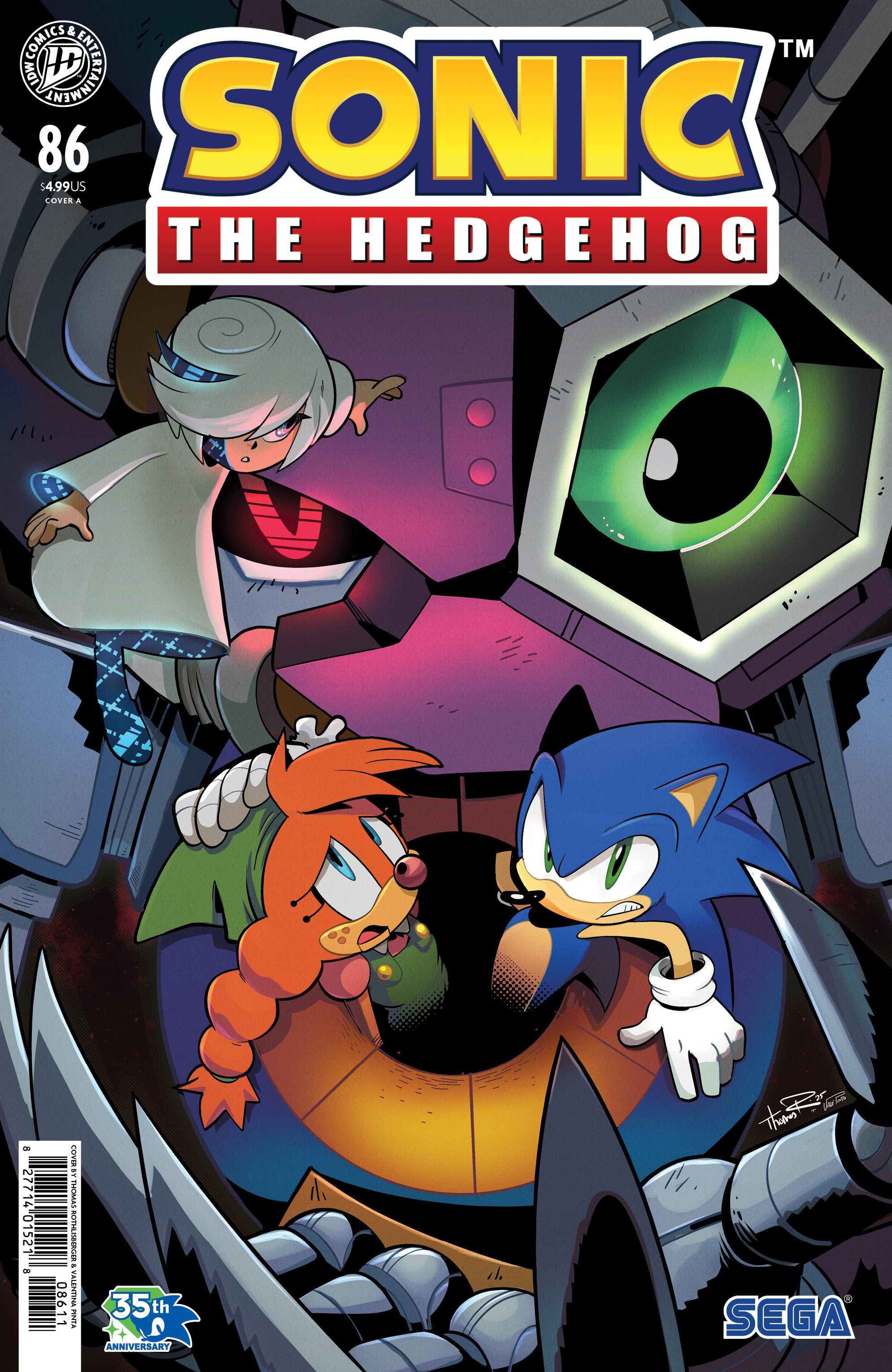 Sonic The Hedgehog #86 Cover A (Rothlisberger) | L.A. Mood Comics and Games