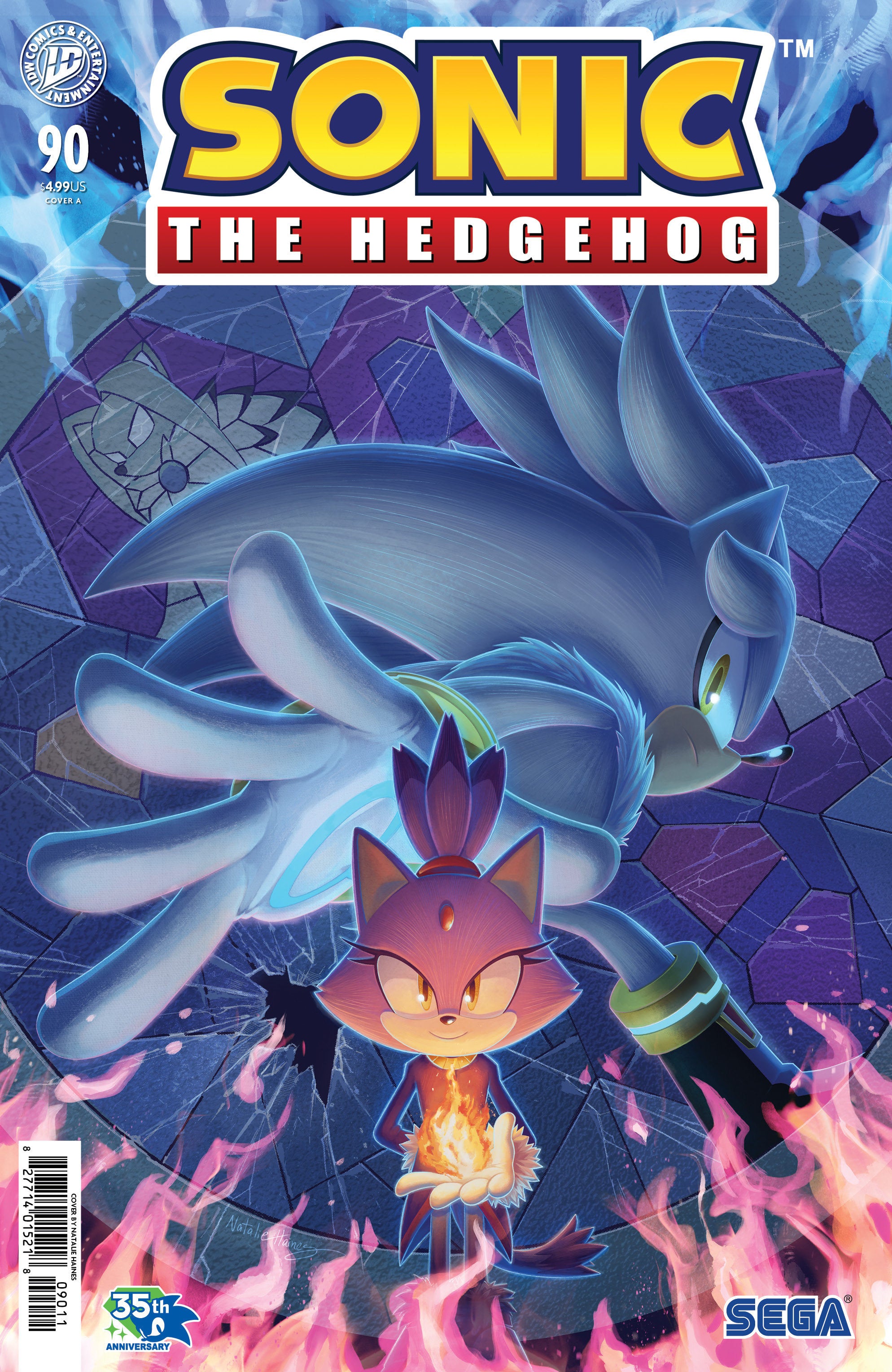 Sonic The Hedgehog #90 Cover A (Haines) | L.A. Mood Comics and Games