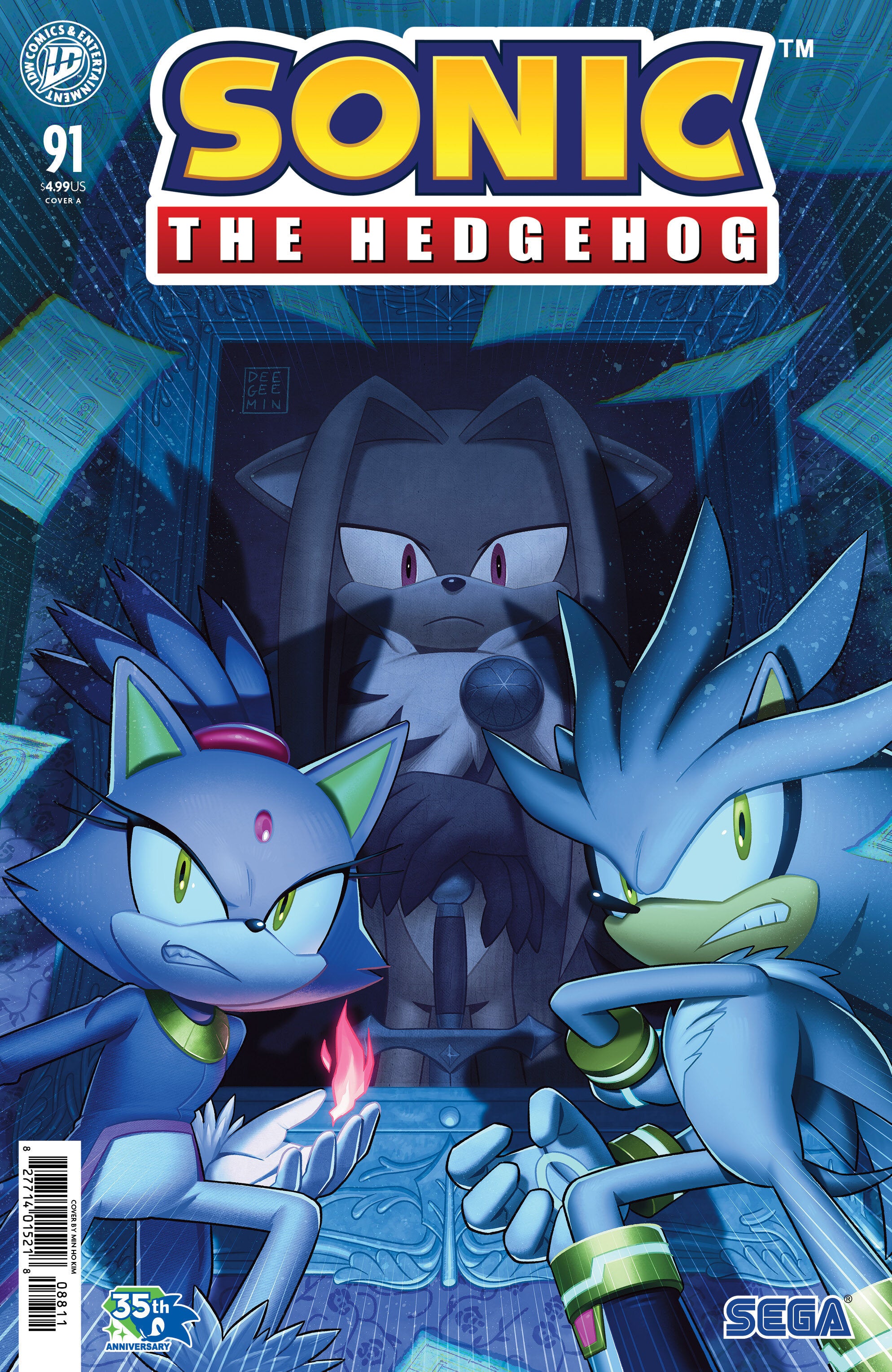 Sonic The Hedgehog #91 Cover A (Kim) | L.A. Mood Comics and Games