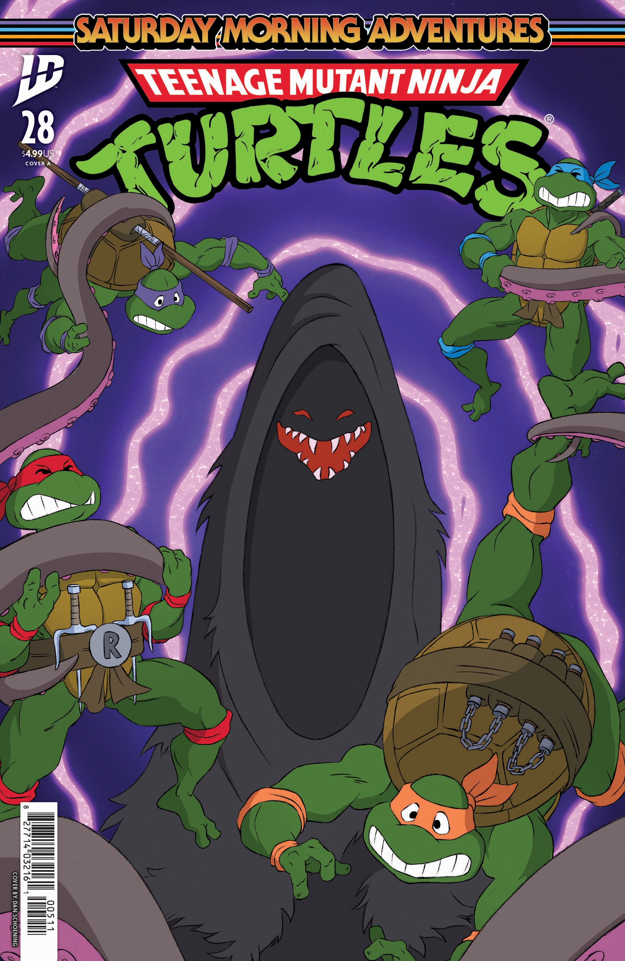 Teenage Mutant Ninja Turtles: Saturday Morning Adventures #28 Cover A (Schoening) | L.A. Mood Comics and Games