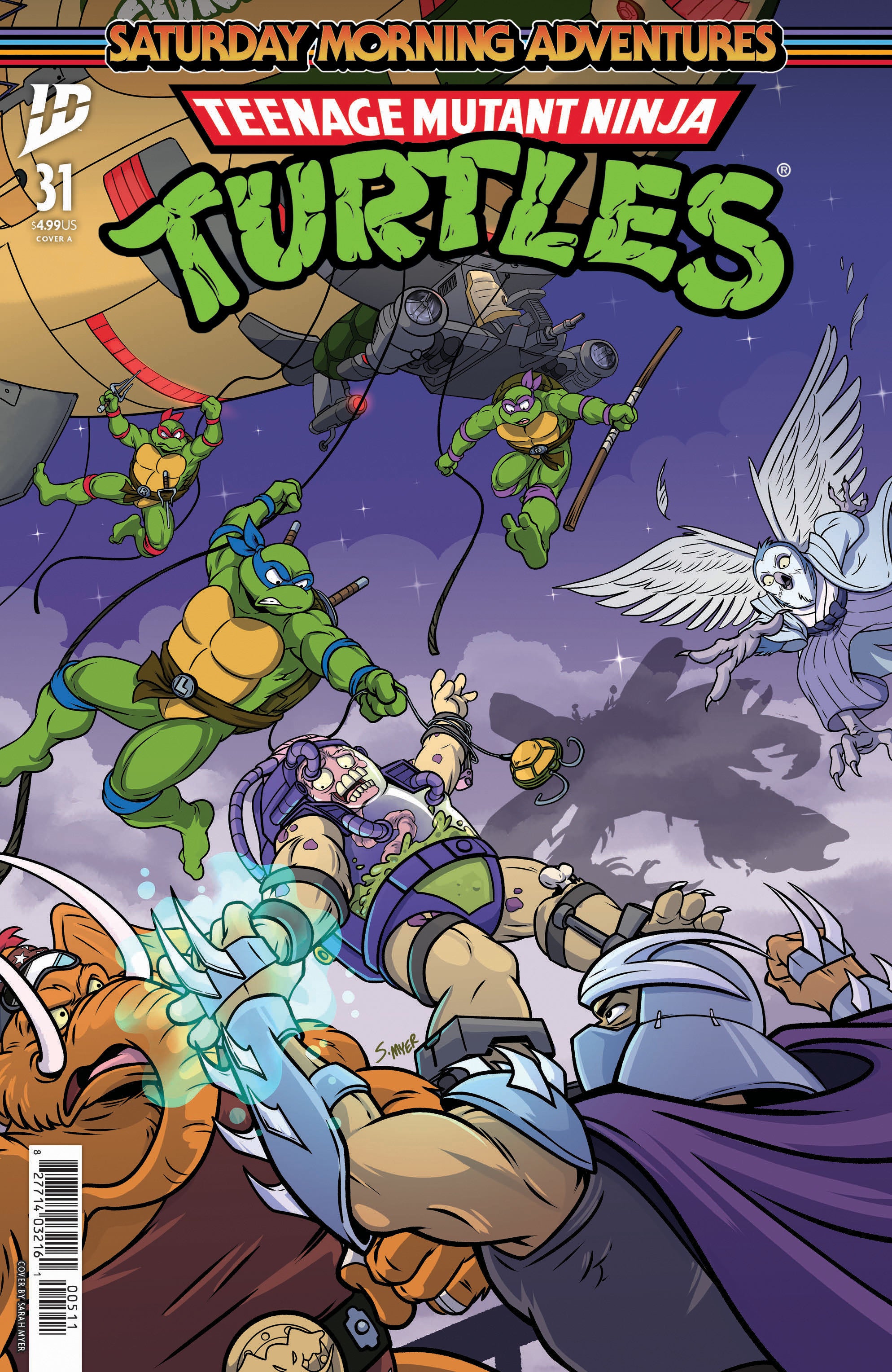 Teenage Mutant Ninja Turtles: Saturday Morning Adventures #31 Cover A (Myer) | L.A. Mood Comics and Games