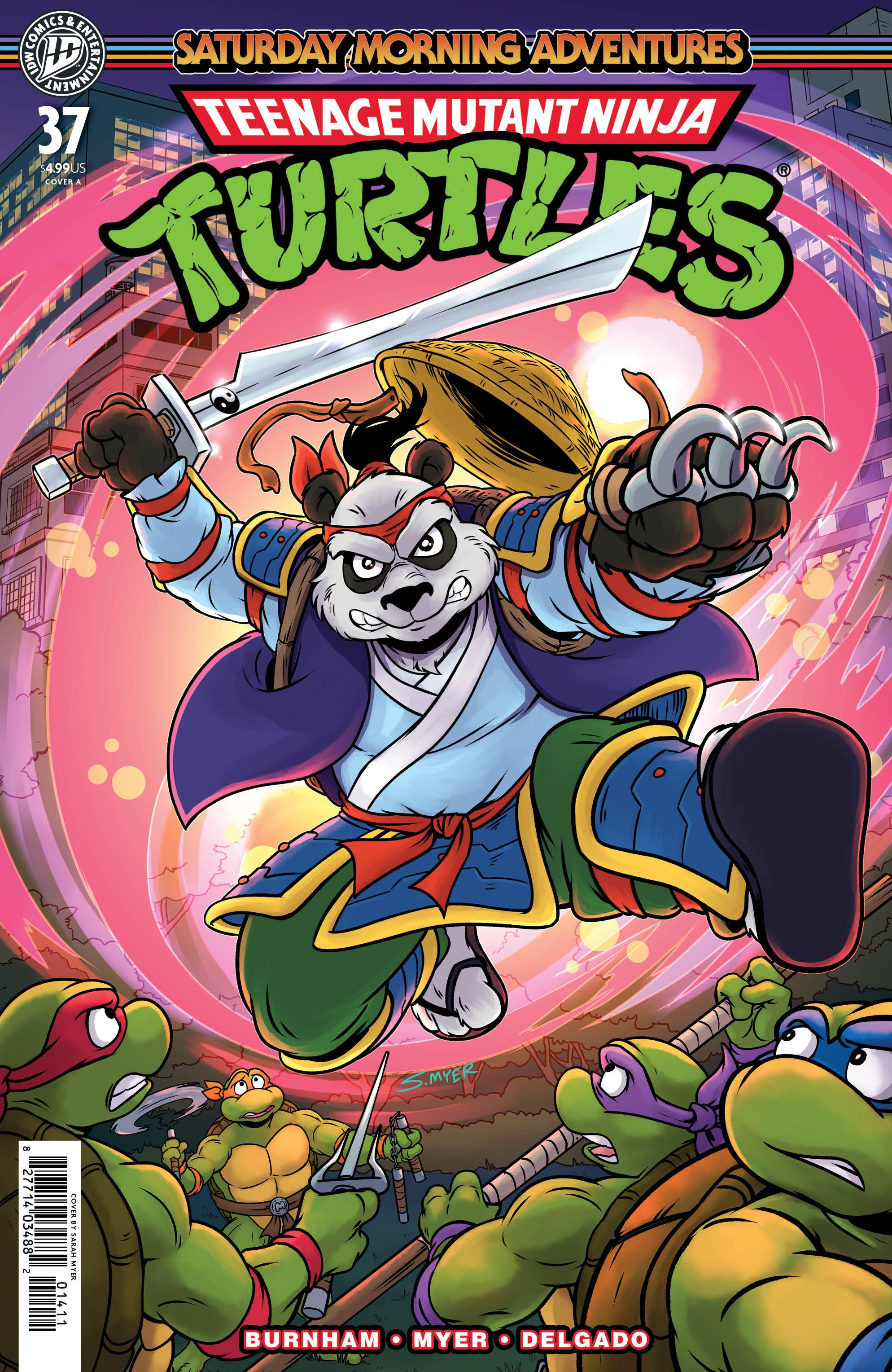 Teenage Mutant Ninja Turtles: Saturday Morning Adventures #37 Cover A (Myer) | L.A. Mood Comics and Games
