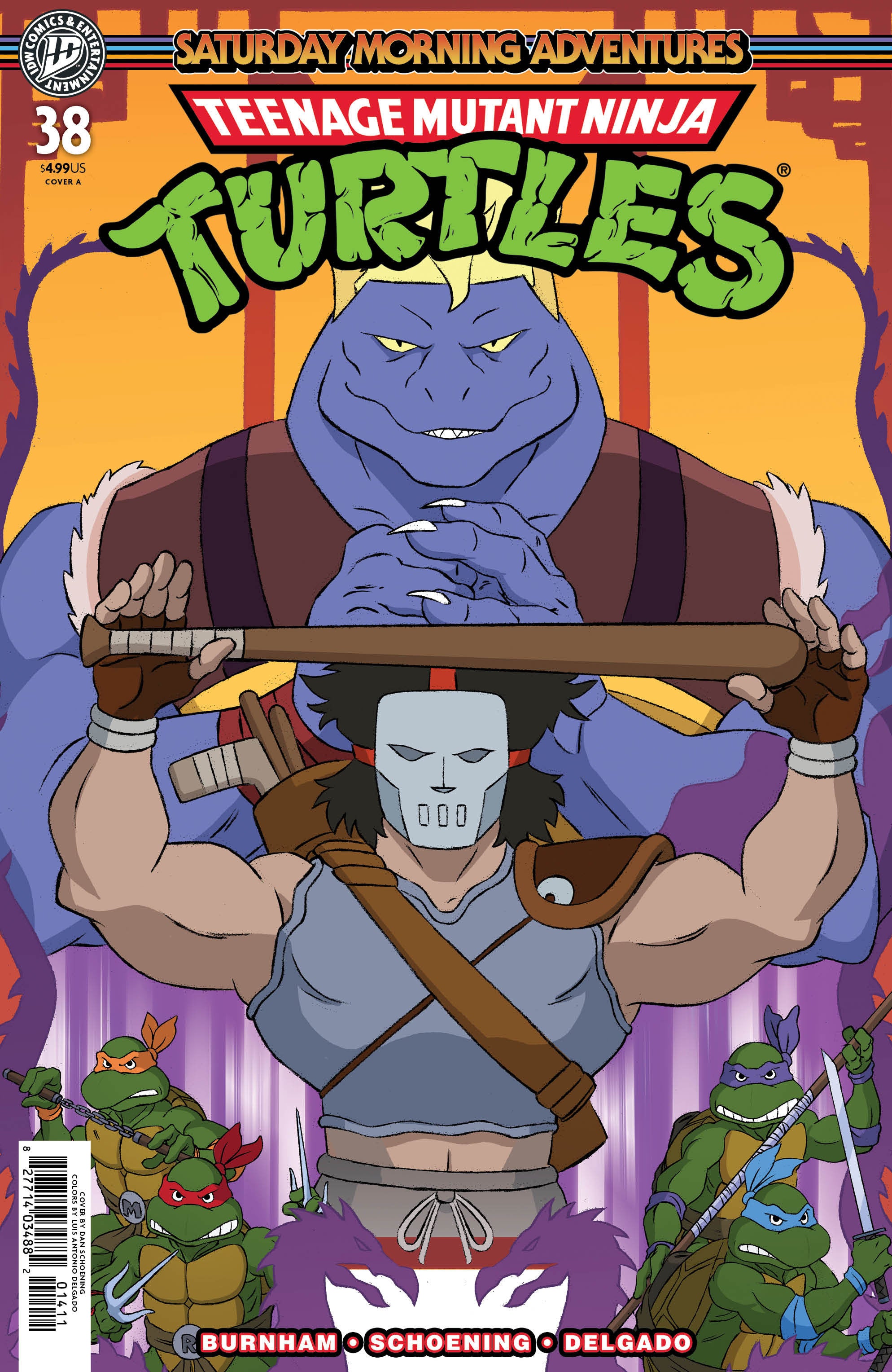 Teenage Mutant Ninja Turtles: Saturday Morning Adventures #38 Cover A (Schoening) | L.A. Mood Comics and Games
