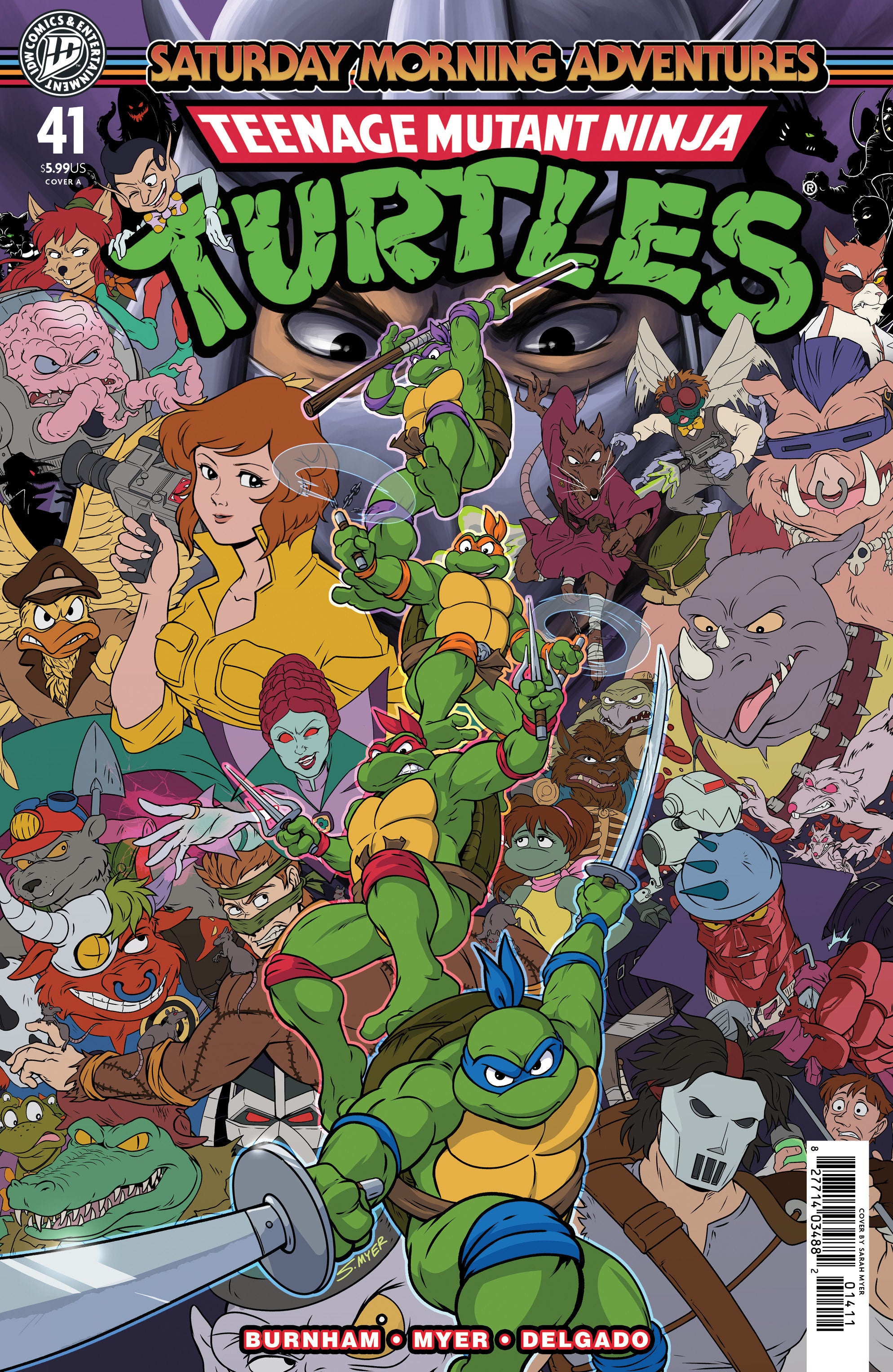 Teenage Mutant Ninja Turtles: Saturday Morning Adventures #41 Cover A (Myer) | L.A. Mood Comics and Games