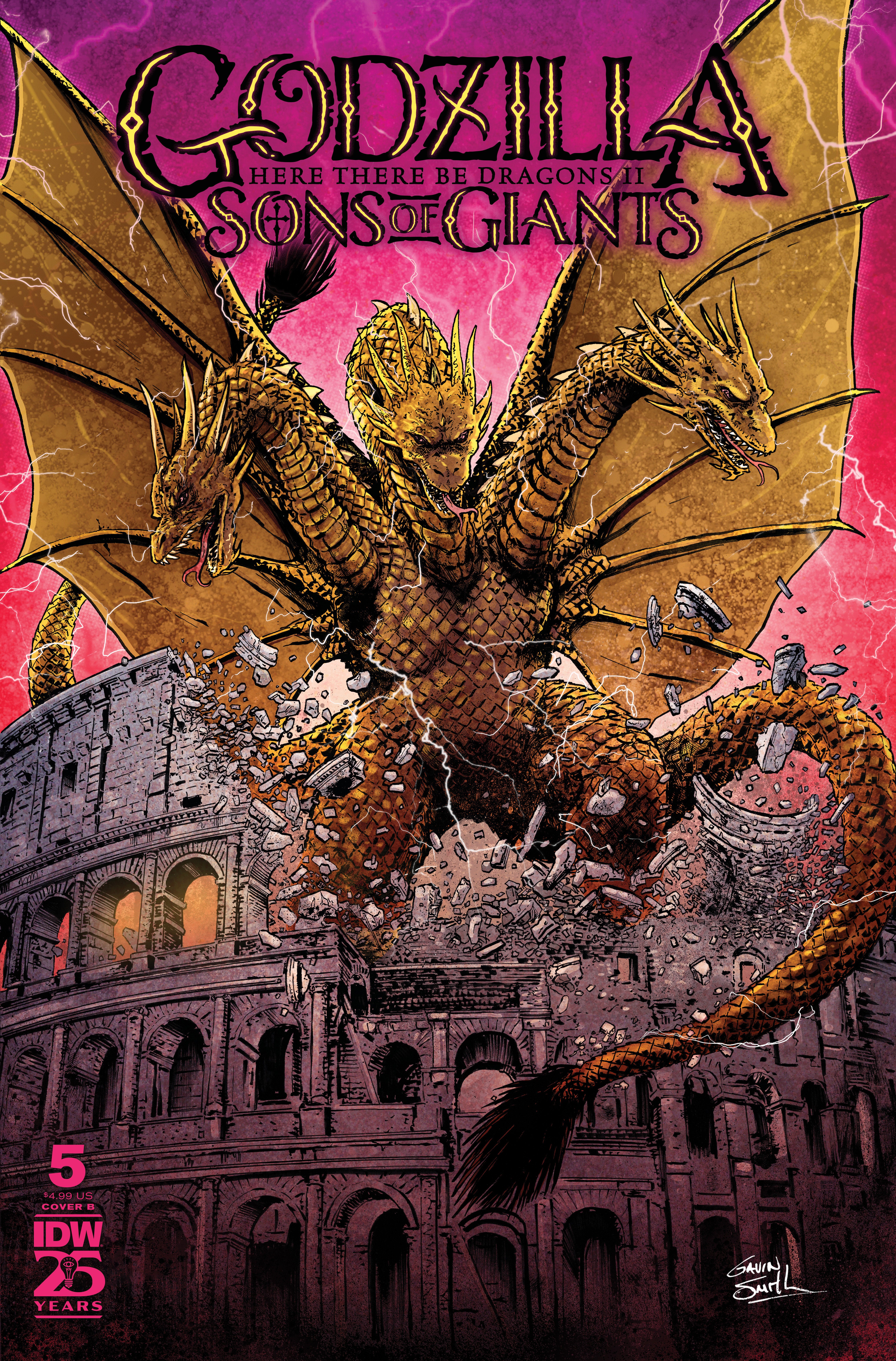 Godzilla: Here There Be Dragons II—Sons Of Giants #5 Variant B (Smith) | L.A. Mood Comics and Games