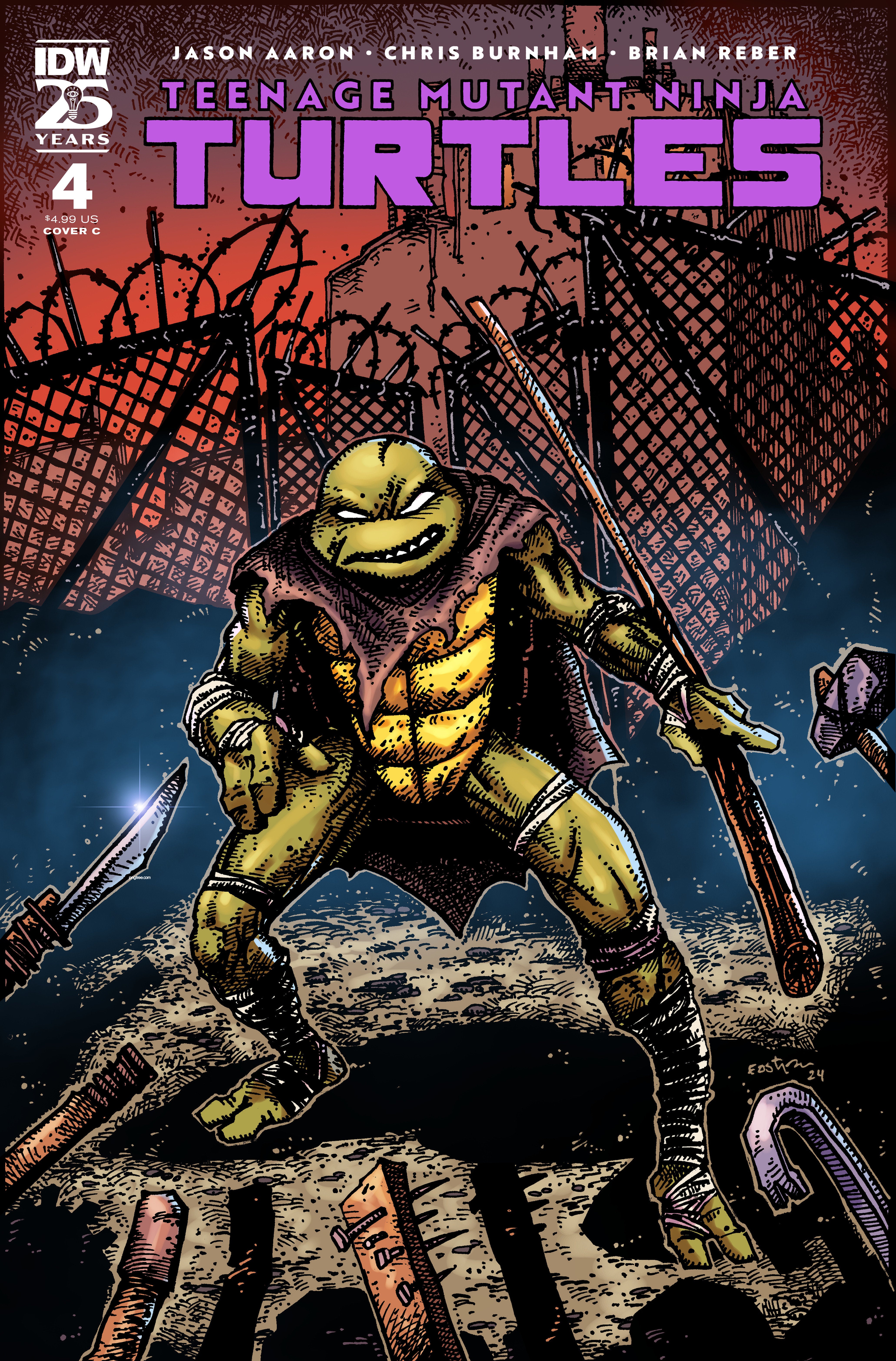 Teenage Mutant Ninja Turtles (2024) #4 Variant C (Eastman) | L.A. Mood Comics and Games