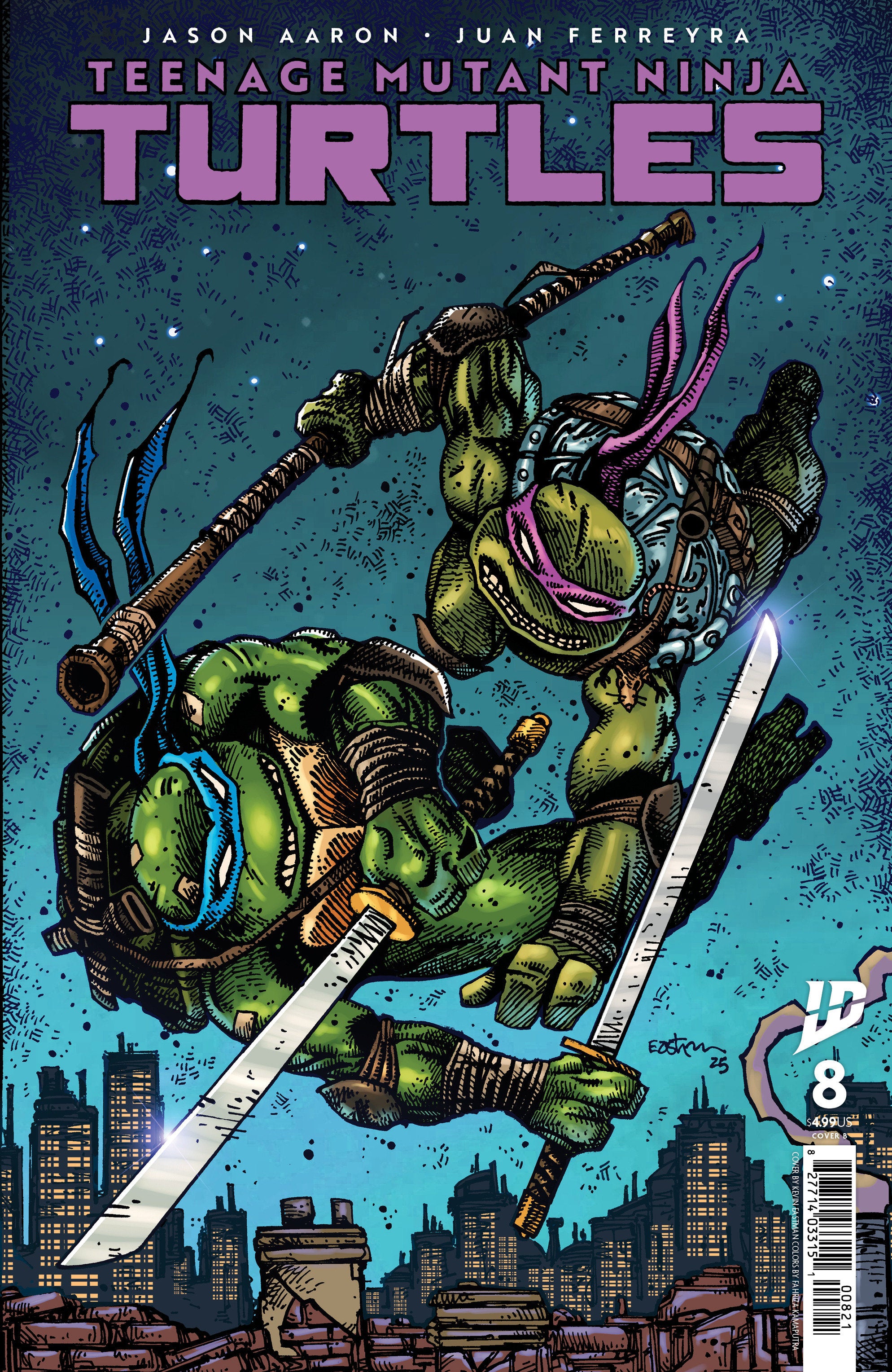 Teenage Mutant Ninja Turtles 2024 #8 Cover B Eastman | L.A. Mood Comics and Games