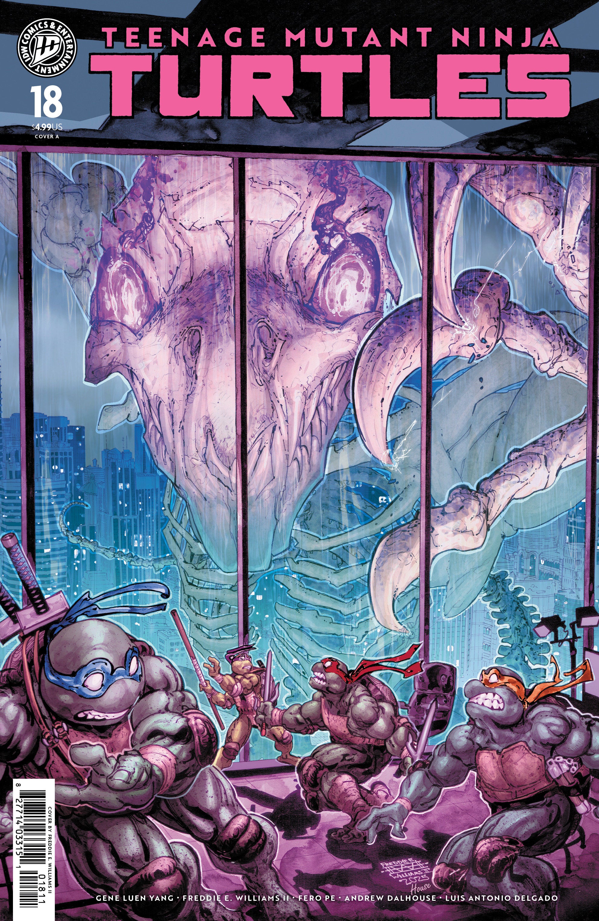 Teenage Mutant Ninja Turtles #18 Cover A (Williams II) | L.A. Mood Comics and Games