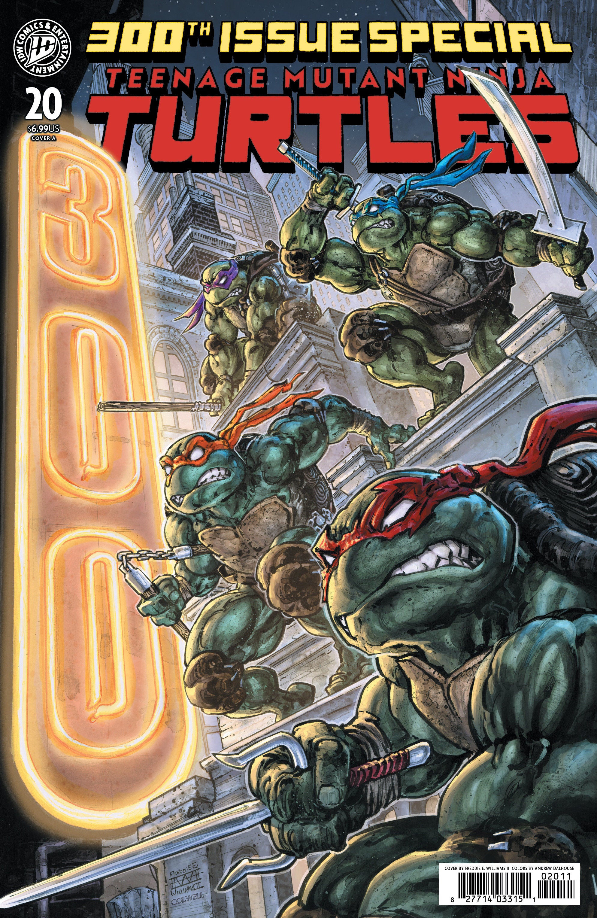 Teenage Mutant Ninja Turtles #20: 300th Issue Special Cover A (Williams II) | L.A. Mood Comics and Games