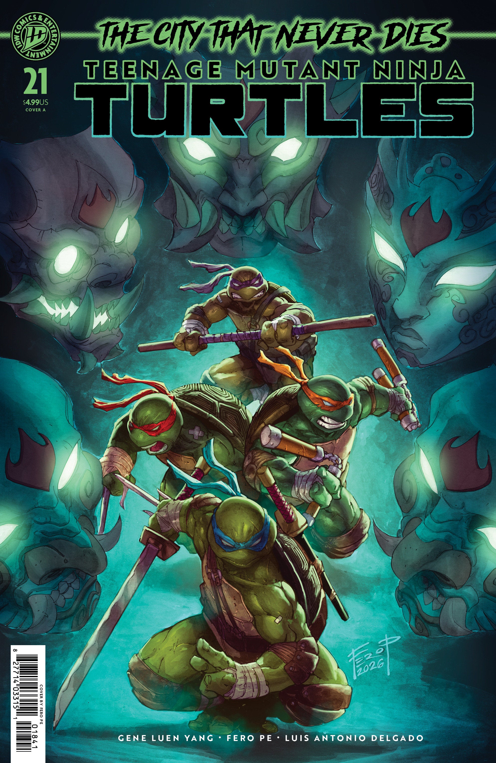 Teenage Mutant Ninja Turtles #21 Cover A (Pe) | L.A. Mood Comics and Games