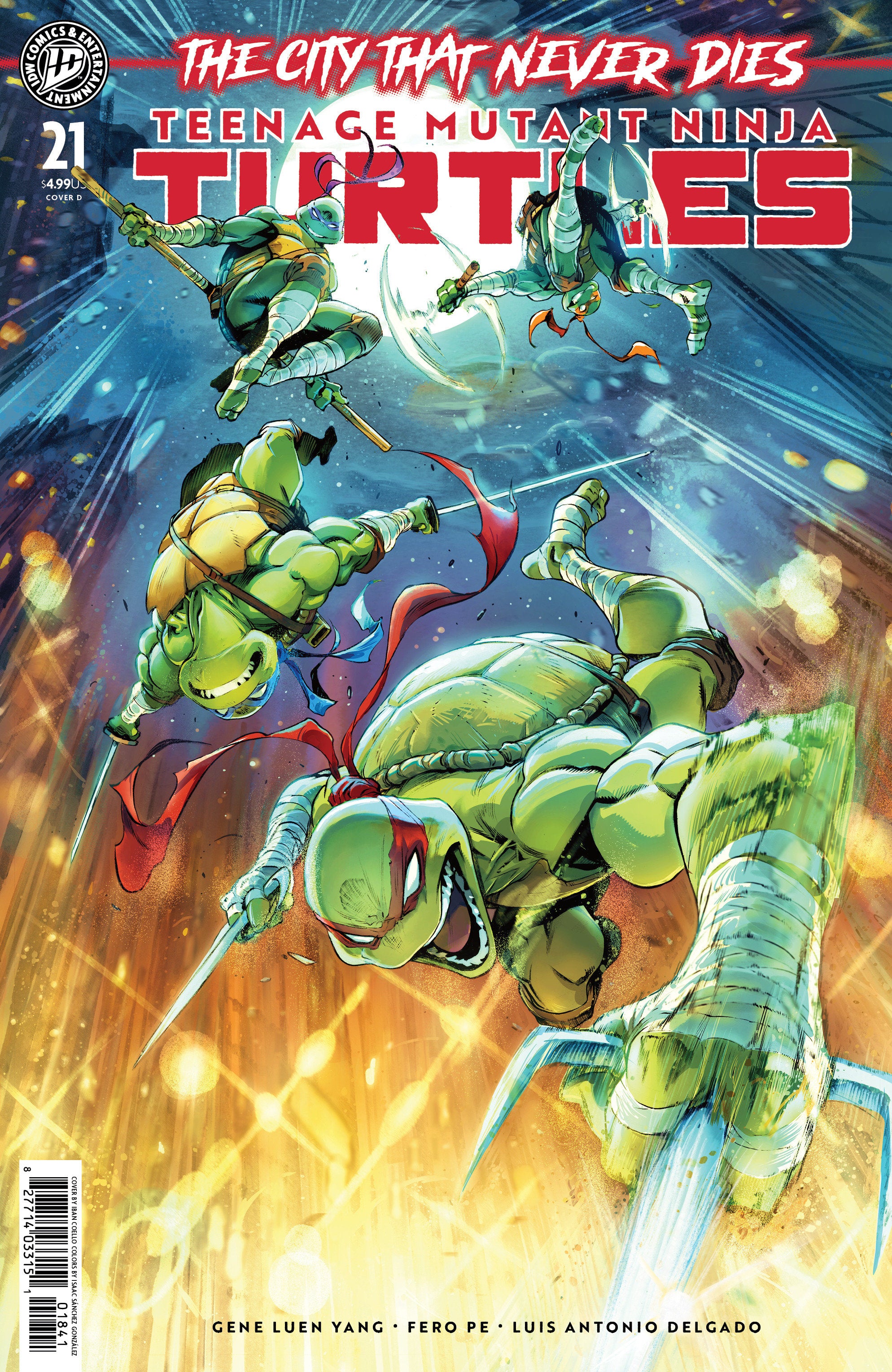 Teenage Mutant Ninja Turtles #21 Variant D (Coello) | L.A. Mood Comics and Games