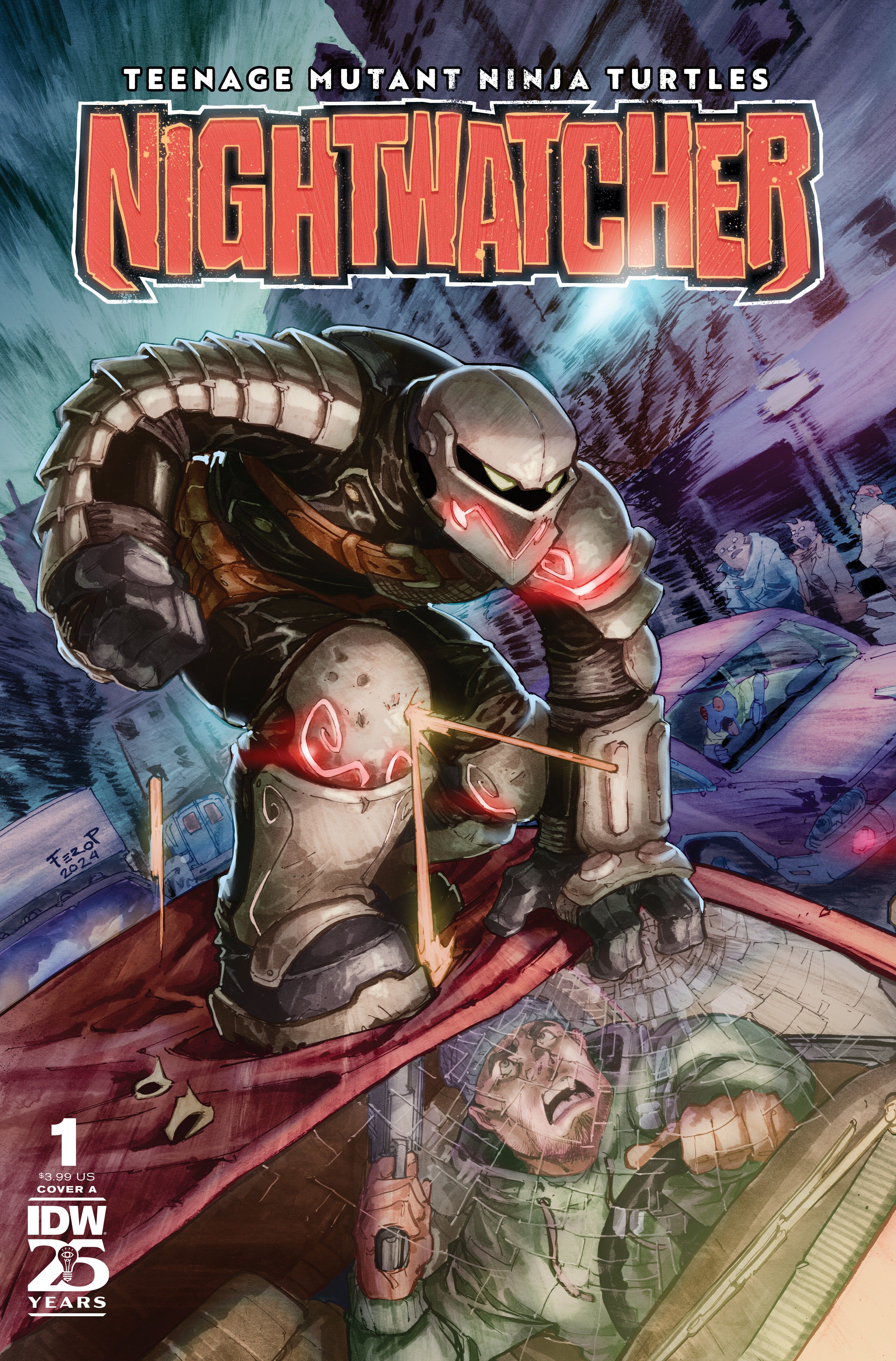 Teenage Mutant Ninja Turtles: Nightwatcher #1 Cover A (Pe) | L.A. Mood Comics and Games