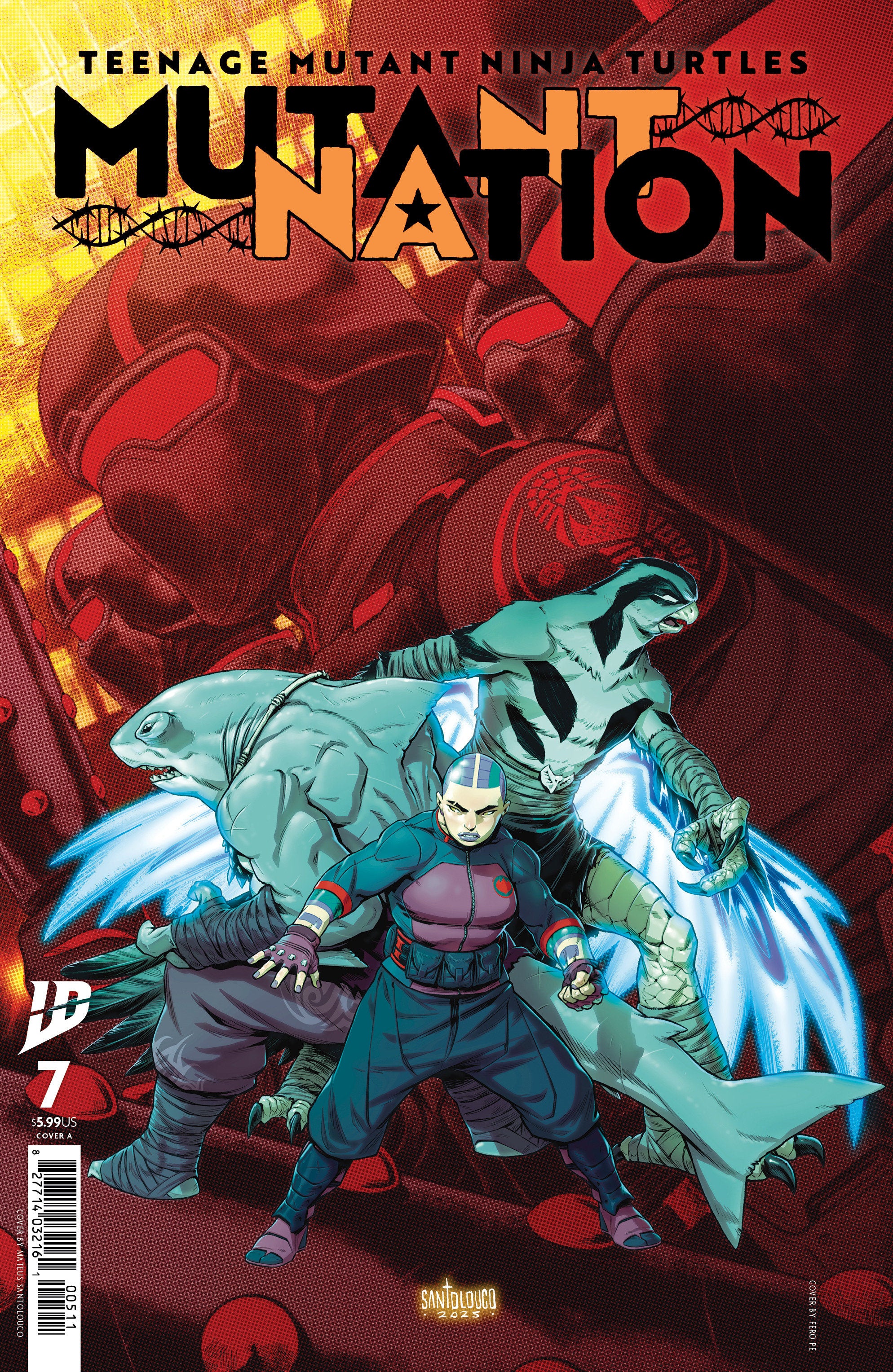 Teenage Mutant Ninja Turtles: Mutant Nation #7 Cover A (Santolouco) | L.A. Mood Comics and Games