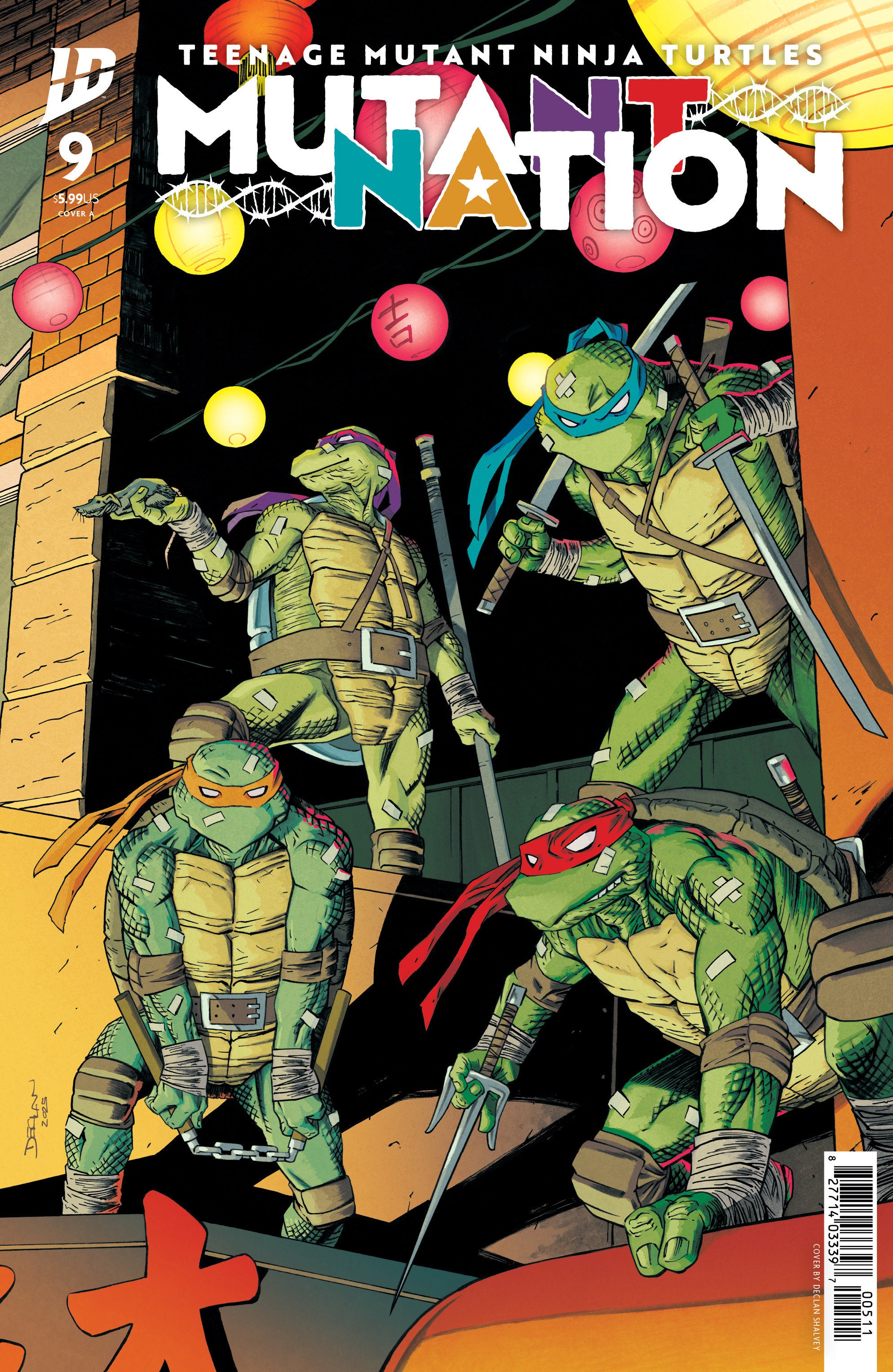 Teenage Mutant Ninja Turtles: Mutant Nation #9 Cover A (Shalvey) | L.A. Mood Comics and Games